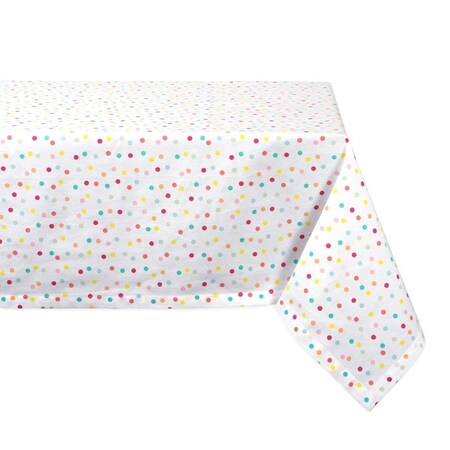 Fastfood 60 x 104 in. Multi Polka Dots Print Tablecloth FA1533859